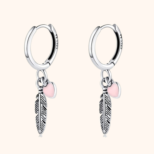 Feathers Of Love Earrings