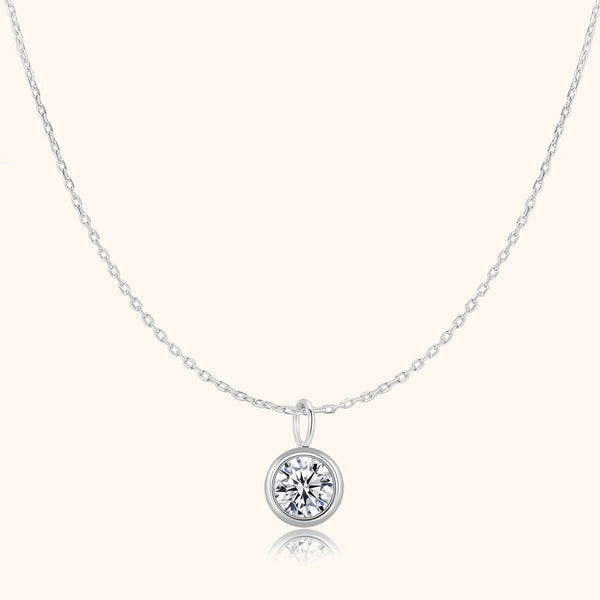 Zirconia Circle Necklace