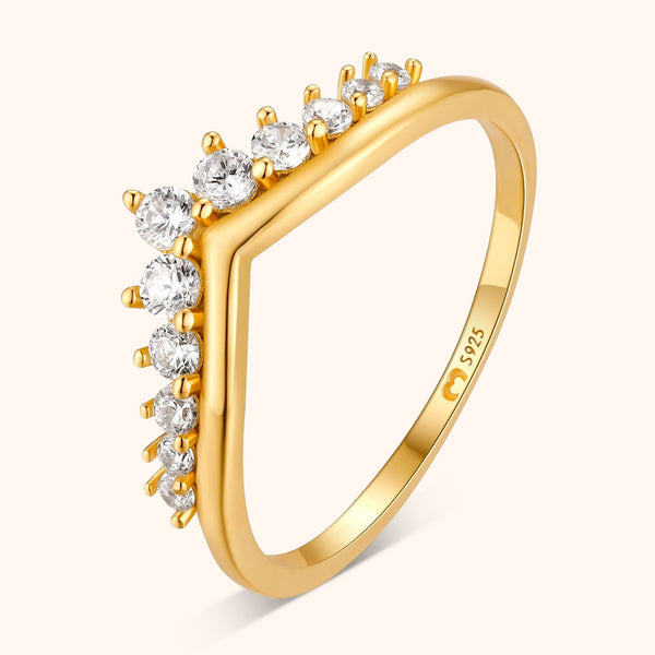 Zircon Crown Ring