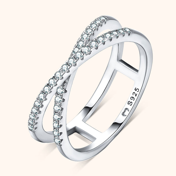 Shiny Cross Ring