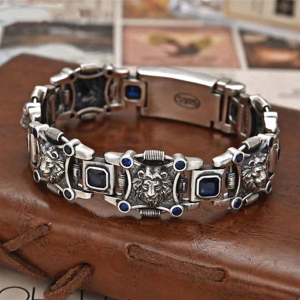 Lion – Bracelet Made Of Real Silver