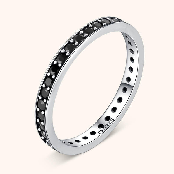 Black Zirconia Ring