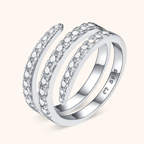 Shiny Spiral Ring