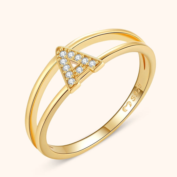 Gold Initial Ring