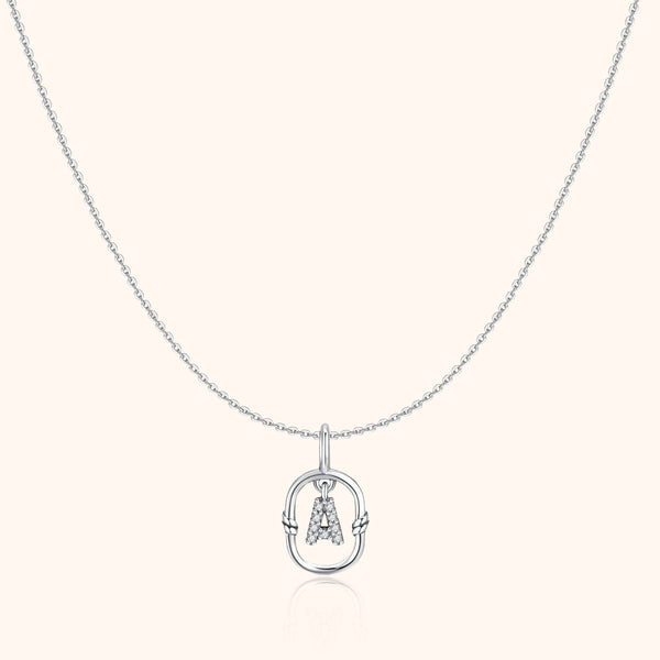 Glittering Initial Necklace