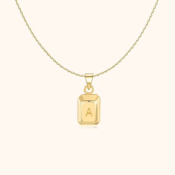 Initial Bar Necklace