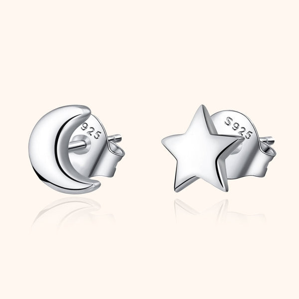 Mini Moonstar Earrings